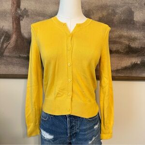 Banana Republic Mustard Yellow Women's Cardigan